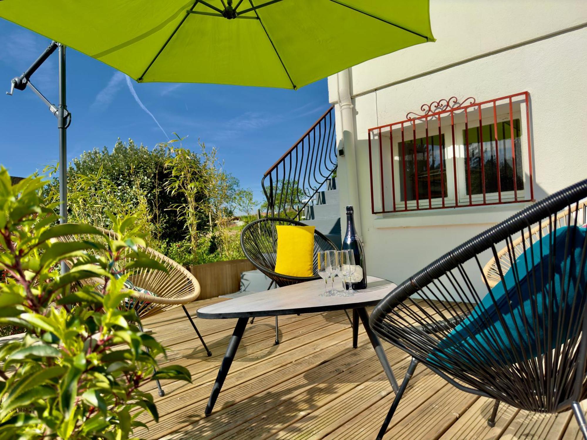 Maison Des Chenes 64 - Independant Apartment With Terrasse Boucau Exterior photo